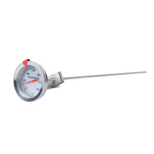Clip on Thermometer for Brewing Equipment, Dial Thermometer with Adjustable Kettle Clip and Highly Sensitive Probe, Accurately Monitor Temperature in