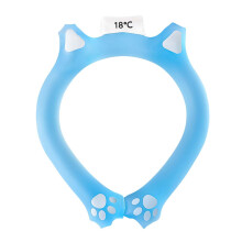 Cooling Neck Wraps Wearable Neck Cooling Tube For Summer Heat Hiking And Driving Yellow Blue Size M