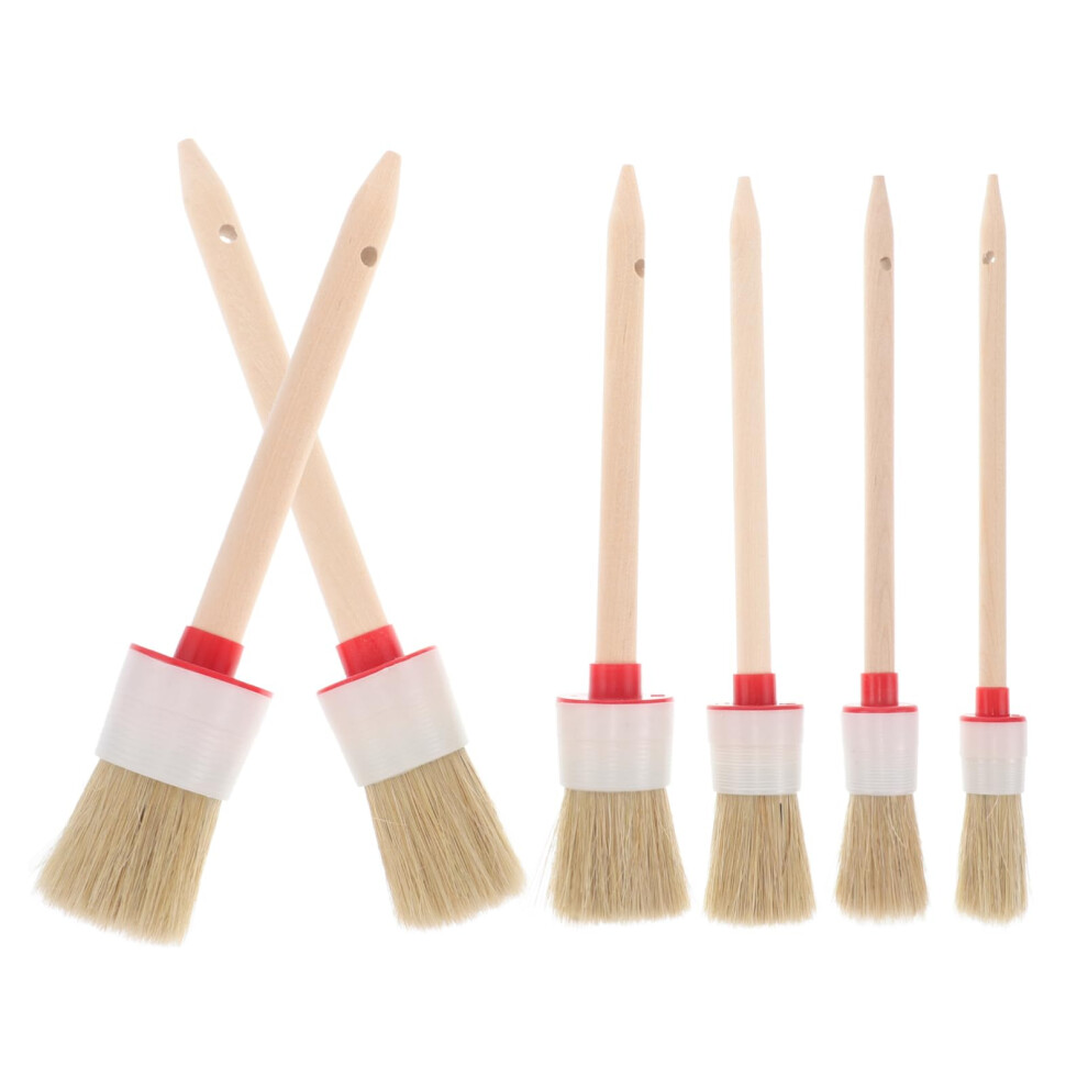 Car Cleaning Brush Set 6Piece Detailing Brushes For Interior And Exterior Car Wash Soft Bristles 9339159453629