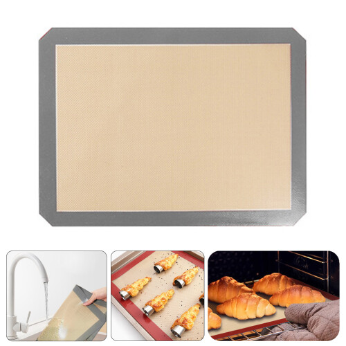Professionelle Silikon-Backmatte, 41,9 x 29,6 cm,-Rot 2
