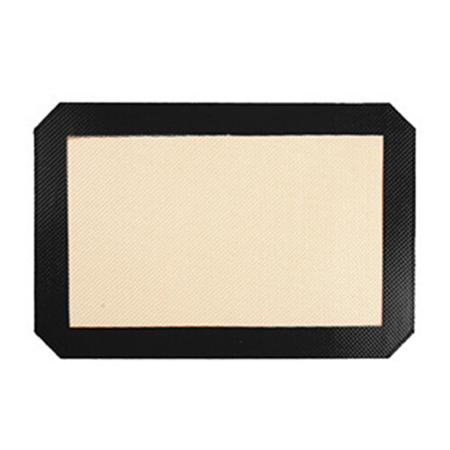 Feuille de Silicone efficace 12x8 pouces pour la cuisson,-Noir