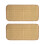 2 Pack Sisal Cats Scratching Pad Wall Protector Natural Fiber 1