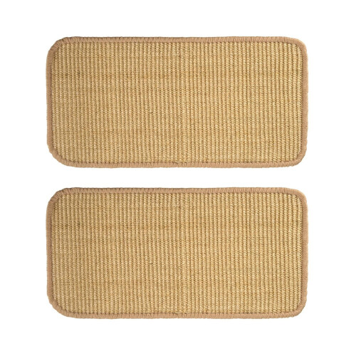 2 Pack Sisal Cats Scratching Pad Wall Protector Natural Fiber