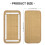 2 Pack Sisal Cats Scratching Pad Wall Protector Natural Fiber 3