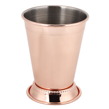Mintunvihreä Julep-kuppi, klassiset ruostumattomasta teräksestä valmistetut lasit lisäävät ripauksen eleganssia baariisi tai pöytääsi,
