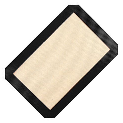 Silikon-Backmatte mit künstlerischem Design,-Schwarz