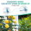 Clipes de libélula artificial para postes, compatíveis com decoração de jardim 3D com libélula. 2