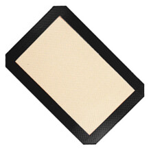 Professionele kwaliteiten siliconen bakmat 30x21cm-Zwart