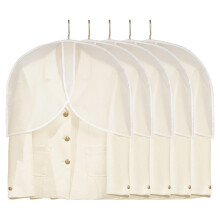 5Pcs Clear Dustproof Garment Shoulder Cover For Coat Suits