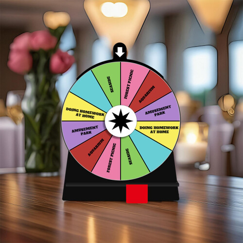 Prize Spinner Board Erasable Prize Wheel With Tear Resistant-1 2