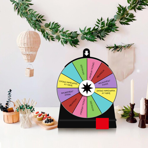 Erasable Spin Wheel Board Durability Acrylic Easy to Clean-2 1
