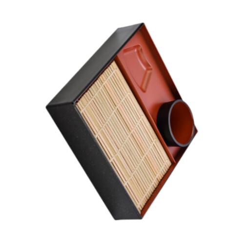 Multipurpose Cold Soba Plates for Udon Sushi Dishes-Black