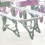 Foldable Plastic Drying Clip Rack with 12 Clips, Windproof, Green 1