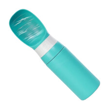 Dog Portable Water Bottle 400ml Stainless Steel, SpillProof Waterer Cup For Dogs, Travel Bottle For Road Beach Camping