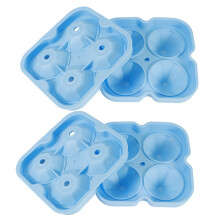 Moldes reutilizables para cubitos de hielo para fiestas de oficina, bandeja de silicona de alta calidad para cubitos de hielo fáciles de desmoldar,