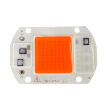 Chip de LED de espectro completo para cultivo, módulo de diodo COB de 20W sem solda com ângulo de feixe de 120, operação sem driver,