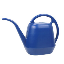Gießkanne, 4 l, Kunststoff-Gießkanne mit bequemem-Marineblau