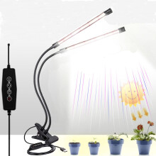 Lâmpada de cultivo LED inovadora e regulável para plantas de interior, LED de alta eficiência com chip de memória, 3 modos de iluminação,