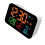Digital Calendar Clock With Ambients Light-White shell orange l 1