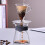 Delicate Spirals Wall Coffee Filter Cup Clear Durable For 5