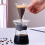 Delicate Spirals Wall Coffee Filter Cup Clear Durable For 4