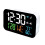 2 Alarm Clock With Wide Viewing Angled-White shell and whit 1