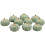 10Pcs Green Foam Pumpkins Artificial Pumpkins Fall Harvest 5