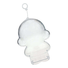 Clear Acrylic Figure Display Case With Silicone Chain For 6Inch