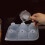 Efficient Safe Silicone Ice Cubes Tray 6 Large Round-grey 5