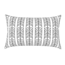 Outdoor Elastics Chair Pillow Cover Water-Black and white arro
