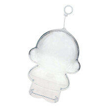 Clear Acrylic Figure Display Case With Silicone Chain For 6Inch
