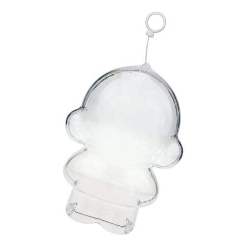 Clear Acrylic Figure Display Case With Silicone Chain For 6Inch