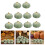 10Pieces Artificial Pumpkins Vintage Green Foam Pumpkins Fall 2