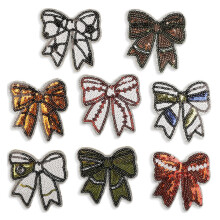 8 stuks pailletten strik applique patches mooie strikken