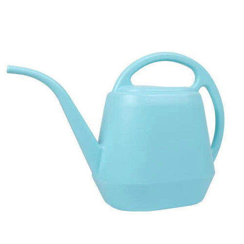 Watering Can 4L Plastic Watering Can with Comfortable-Lake Blue