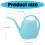 Watering Can 4L Plastic Watering Can with Comfortable-Lake Blue 3
