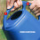 Watering Can 4L Plastic Watering Can with Comfortable-Lake Blue 4