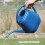 Watering Can 4L Plastic Watering Can with Comfortable-Lake Blue 7