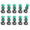 Adjustable Angled Agricultural Sprayed Nozzles 10 Pieces 1