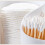 Bathroom Organiser For Cotton Pads QTips Dental Floss-Clear 5