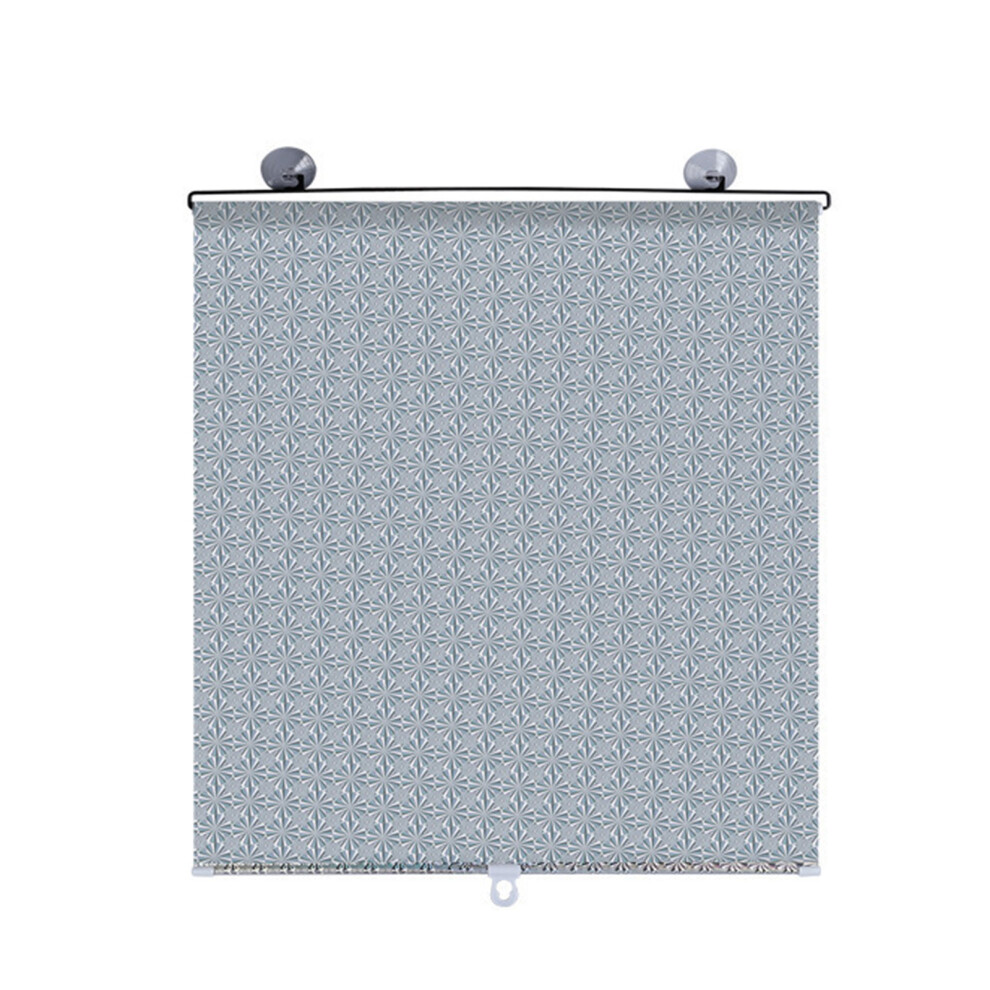 Silver (, 50X125cm) Dual Blackout Balcony Roller Blinds Easy To Install Without Punching