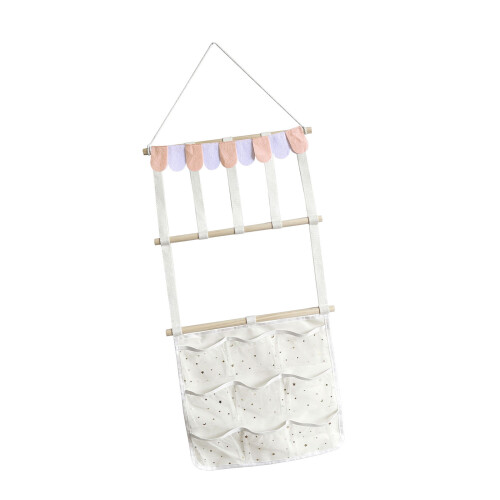 Effiziente Haar-Accessoire-Organizer, wandmontiertes-Khaki