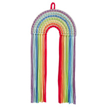 Maisiúcháin Chóisire Seomra Leapa do Chailíní Déagóirí, Maisiúcháin Naíolann Boho Crochta Balla Macrame Tuar Ceatha le haghaidh Crochta