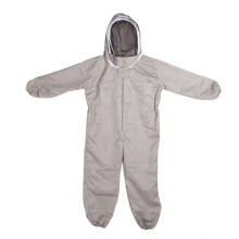 Hive Hero: Professional Beekeeper Suit, Durable Sheepskin Gloves, Removable Ventilated Veil, Elastic Secure Fit, Breathable Polycotton Material for Ul