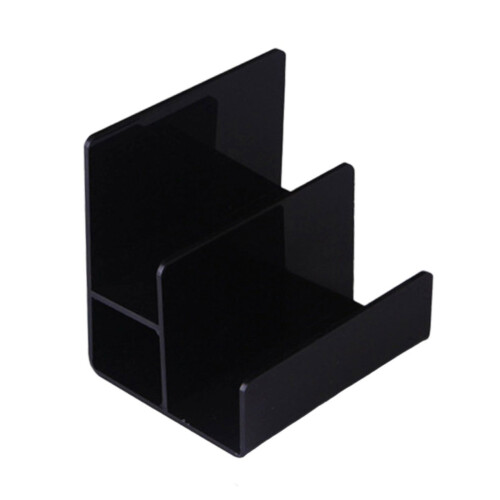 Acrylic Shelving Unit For Accessories-Double Black