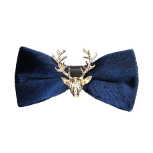 Shirt Tie Female Cool Christmas Style Bowknot Tie Knot Free-12