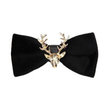 Gentleman Shirt Bowknot Tie Adult Knot Free Uniform Alloy Elk-1