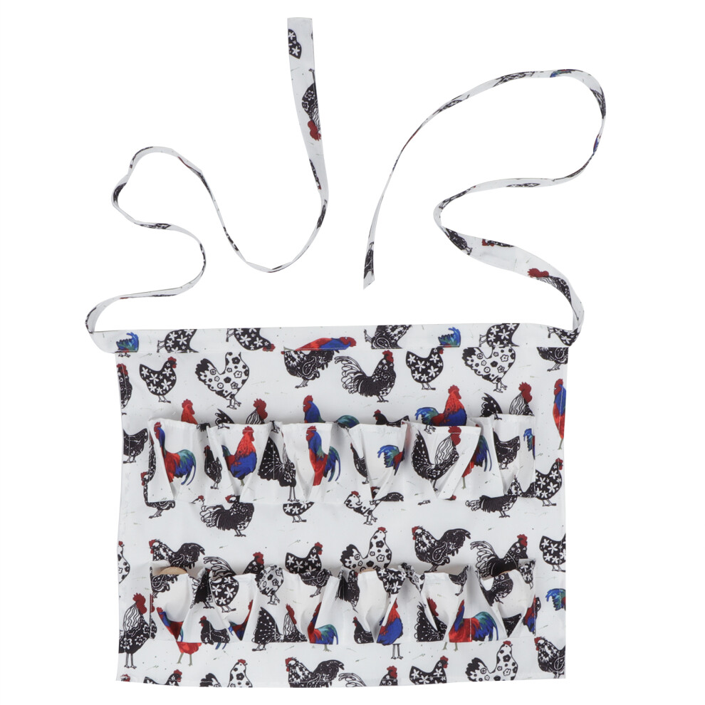 Durable Egg Gathering Apron Multipocket Egg Apron For Secure Egg Collection Hands-Free Egg Carrier For Chicken Duck Quail Eggs Farmwear For Backyard C 9489125986900