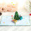Delicate Christmas Blessing Card 3D Card with Solid Structure 4
