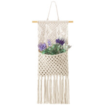Multi-function Storage & Easy to Install Hooks For Boho Macrame Wall Hanging, Handmade In India With Premium Quality Cotton Rope Suitable For Vari